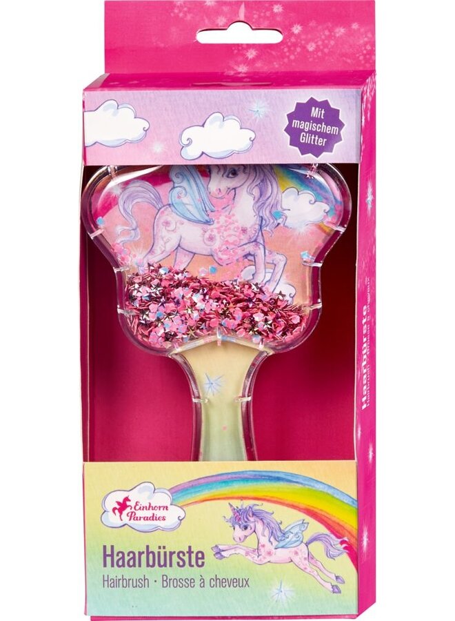 Die Spiegelburg - Glitter haarborstel – Eenhoorn