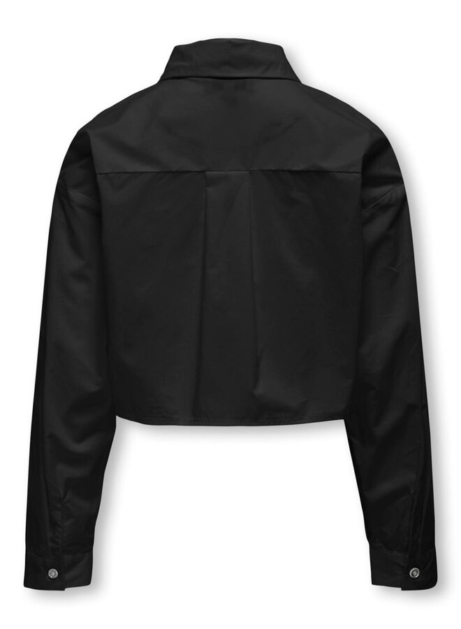 Kids Only - Hilda life ls boxystone shirt wvn – Black