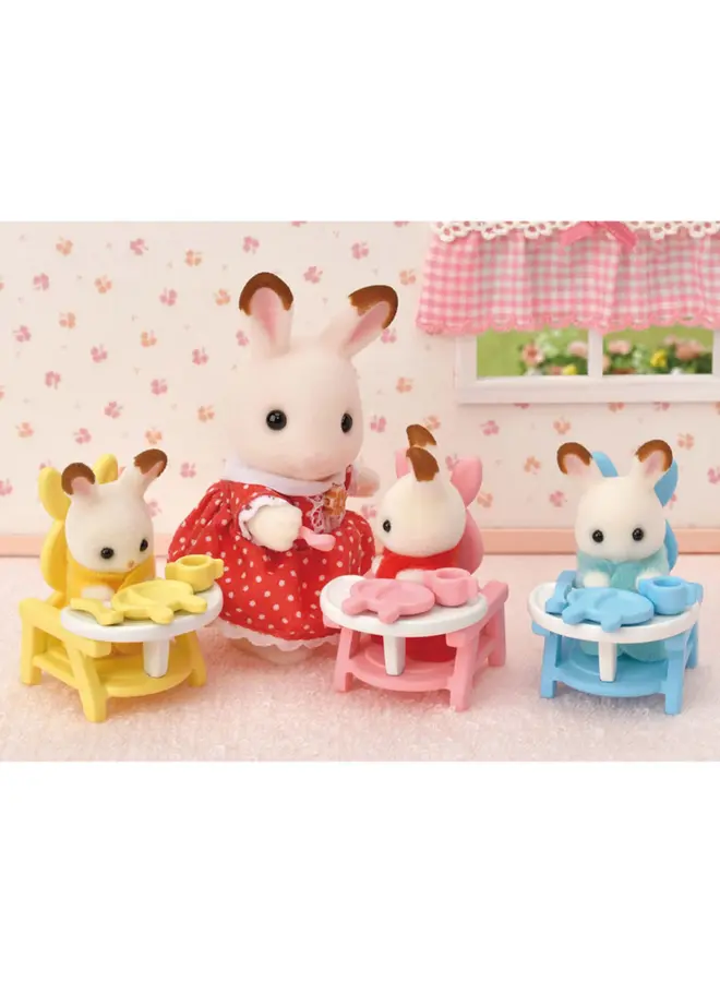 Sylvanian Families - Drieling Chocoladekonijn Verzorgingsset