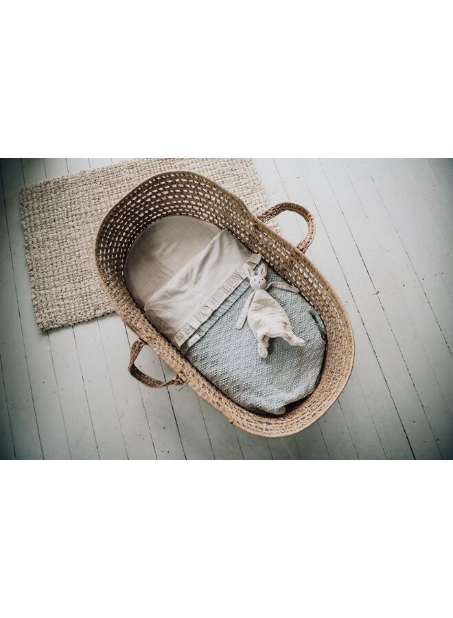 Koeka - Laken en hoeslaken set ruffle Faro - Warm white