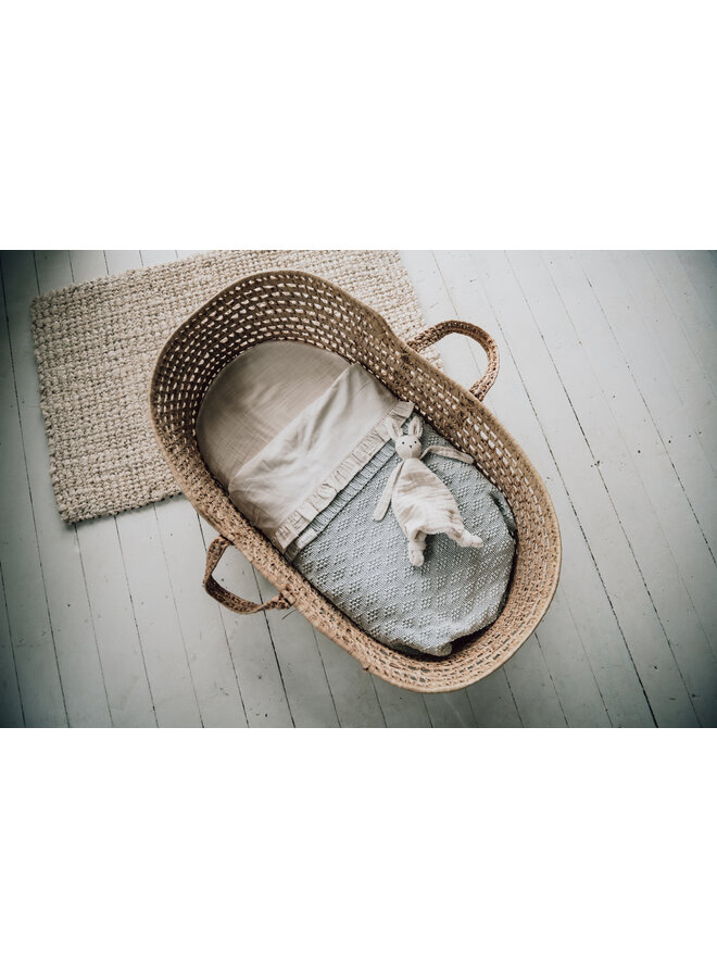 Koeka - Laken en hoeslaken set ruffle Faro - Sage