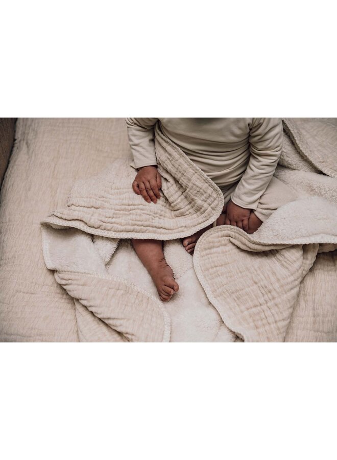 Koeka - Deken teddy Rivoli - Warm white