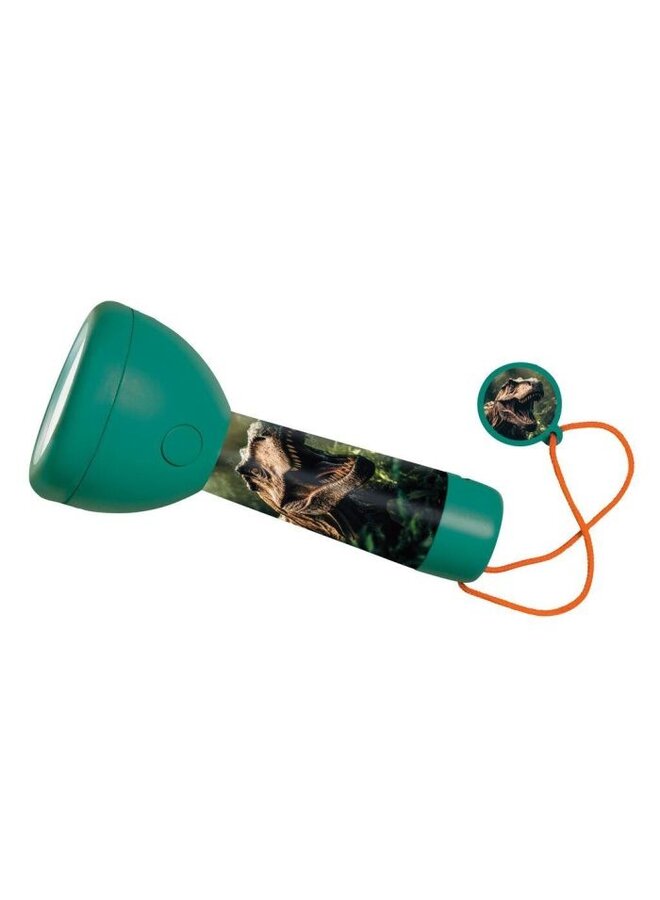 40263 - Zaklamp dino 14cm LED oplaadbaar