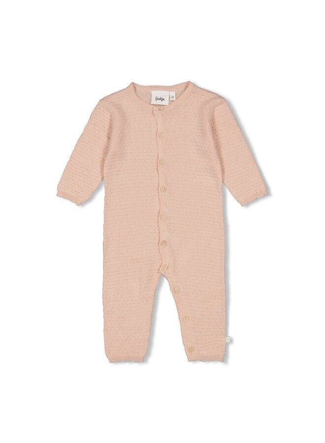 Pak gebreid pointelle – Essential Knits – Roze
