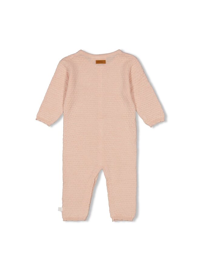 Feetje - Pak gebreid pointelle – Essential Knits – Roze