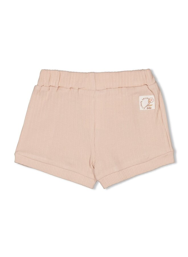 Feetje - Short pointelle – Flower Field – Roze