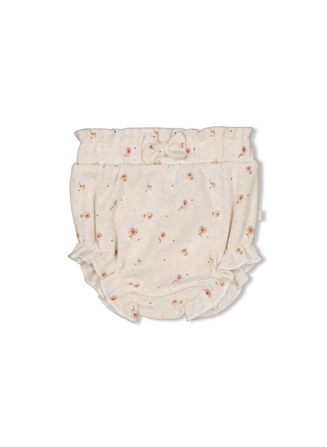 Bloomer AOP – Sweet Poppy – Offwhite melange