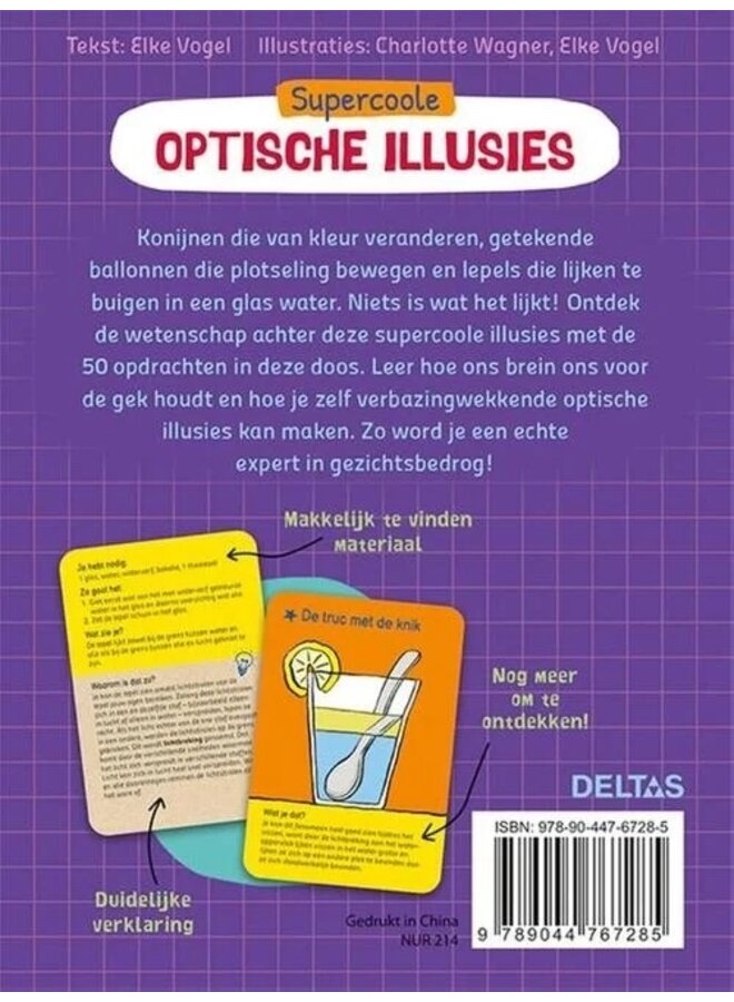 Deltas - Supercoole optische illusies – Doos met kaarten