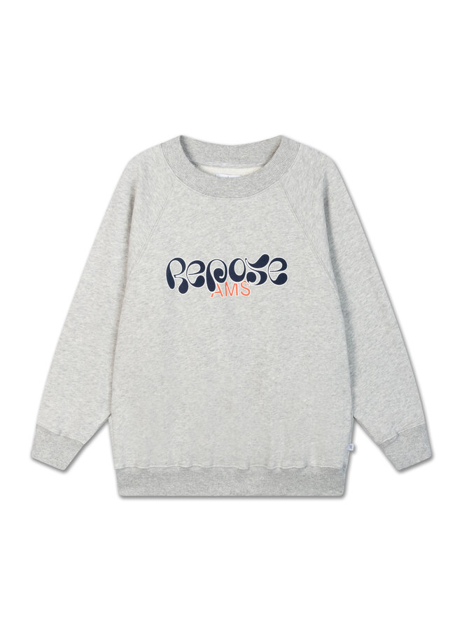 Repose AMS - Raglan sweater – Light mixed grey
