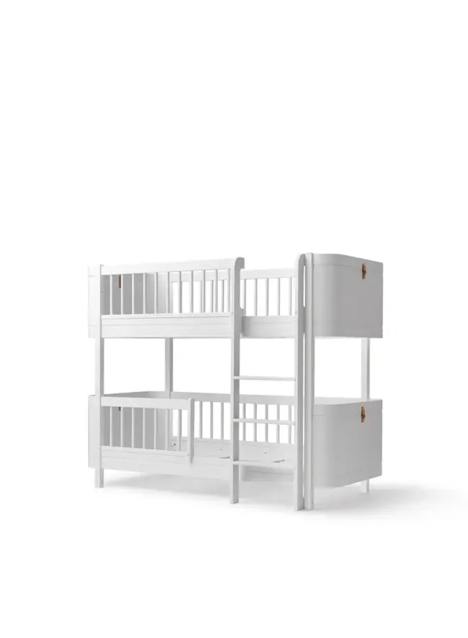 Oliver Furniture - Conversion Kit - Original low loft bed 138 cm to low bunk bed, white