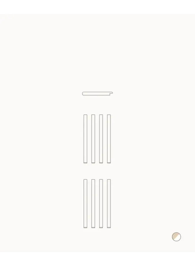 Conversion Kit - Mini+ low bunk bed to 2 junior beds white/oak