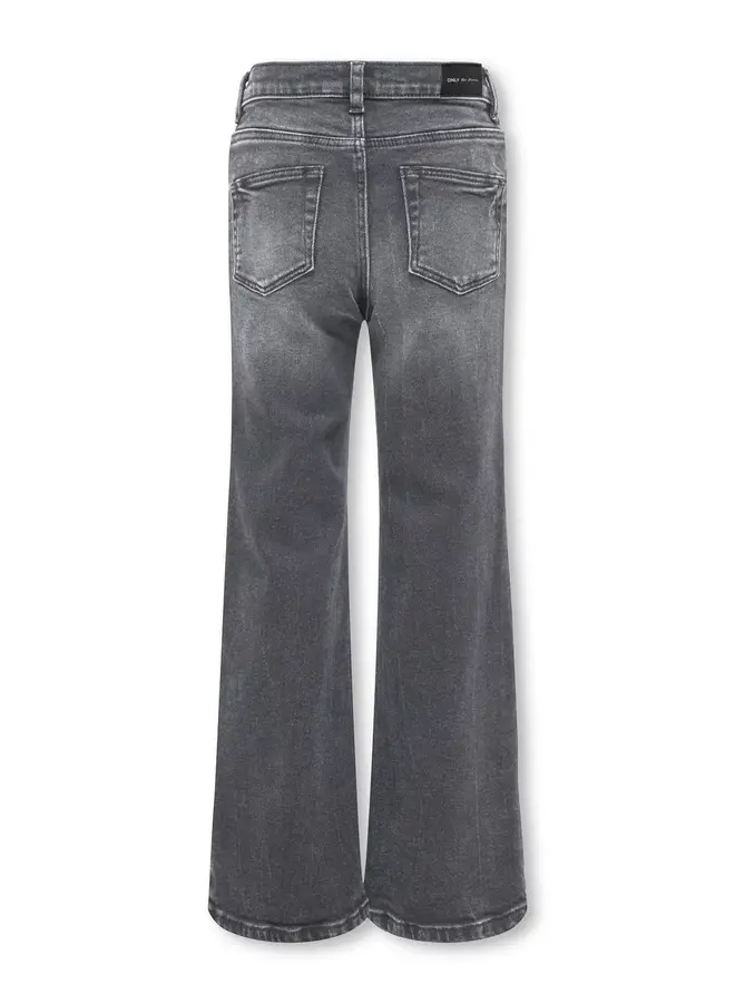 Kids Only - Juicy wide heart emb dnm – Washed black