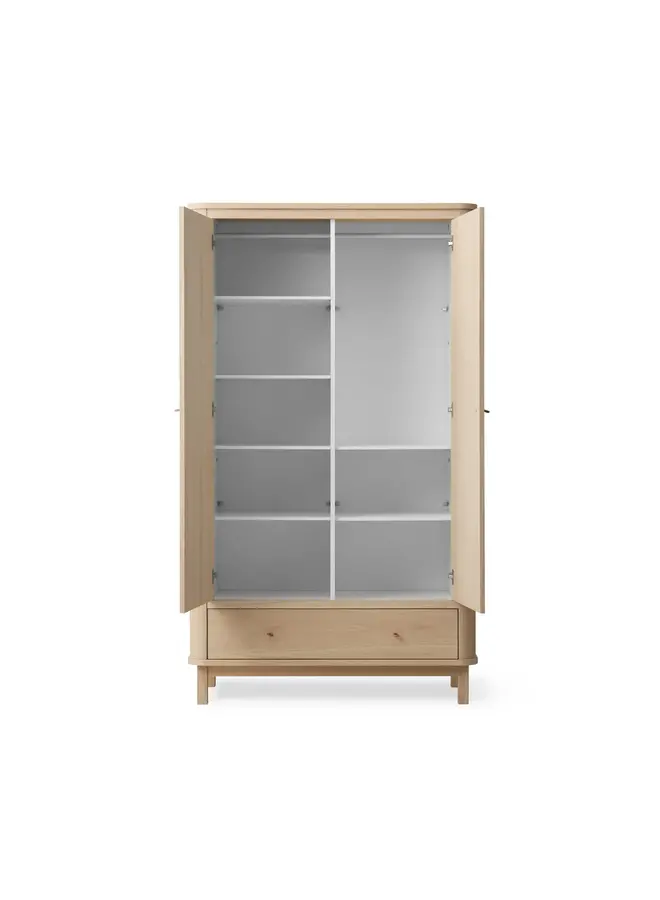 Oliver Furniture - Wardrobe 2 doors, oak