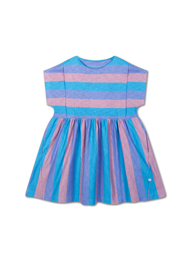 Repose AMS - Everyday dress – Tricolor block stripe