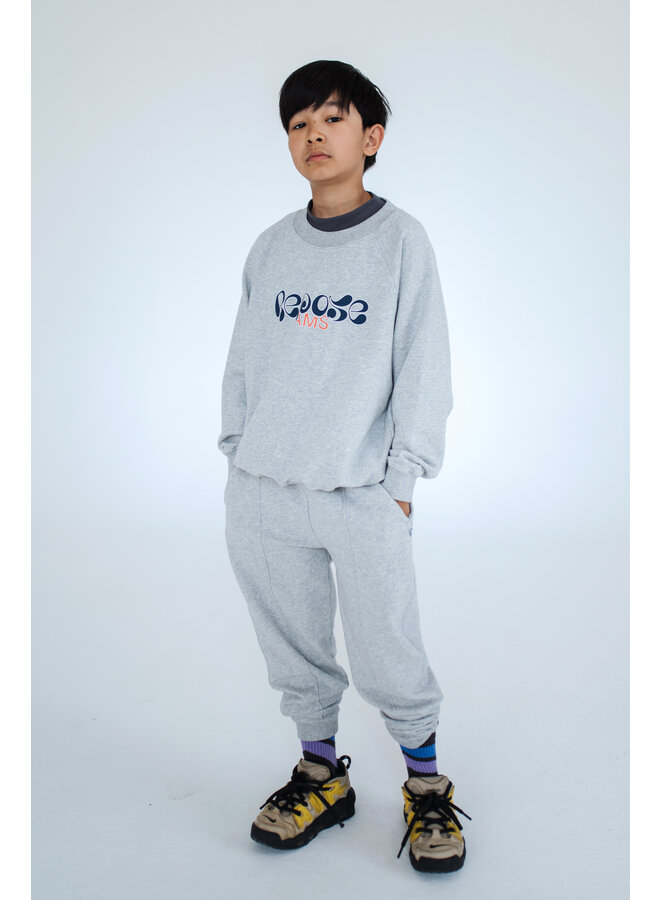 Repose AMS - Raglan sweater – Light mixed grey