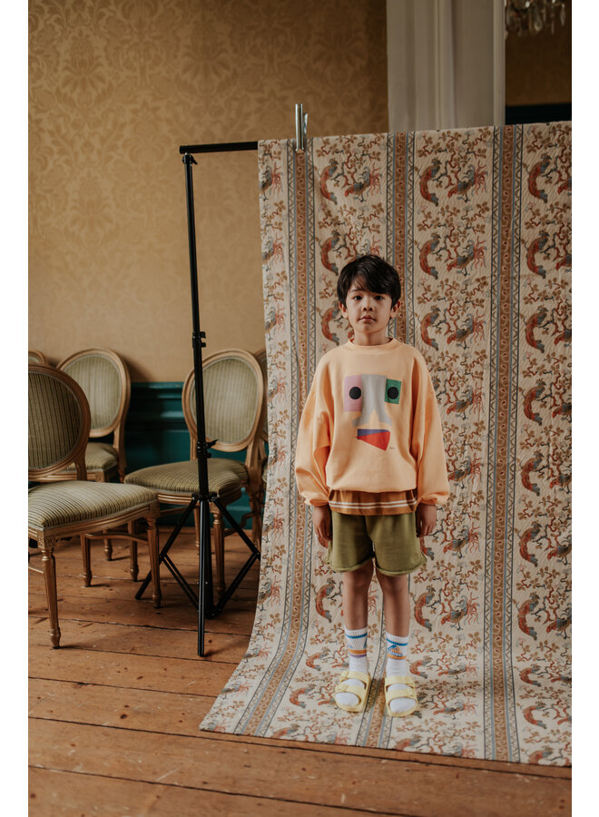 Repose AMS - Crewneck sweater – Apricot orange