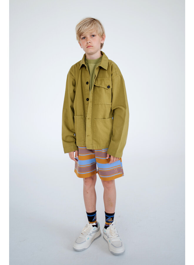 Repose AMS - Shorty – Multi blue powder stripe