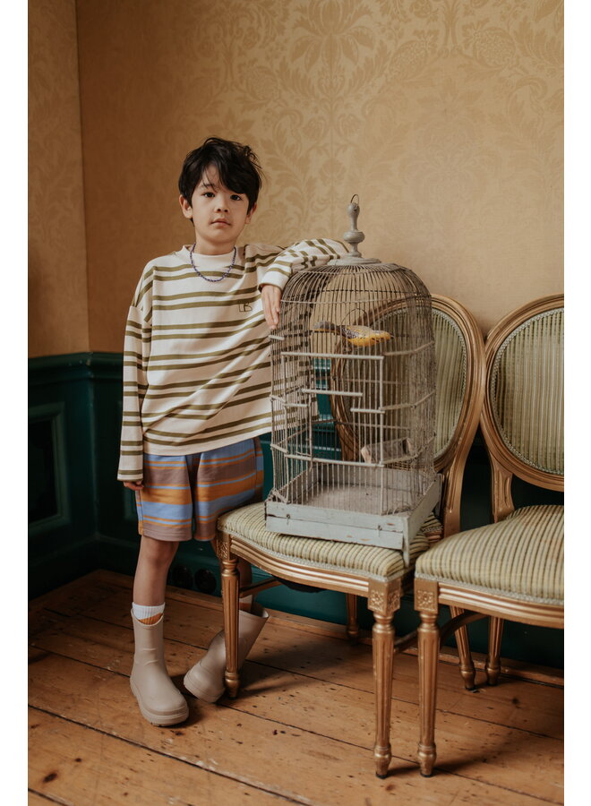 Repose AMS - Shorty – Multi blue powder stripe