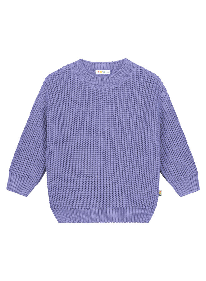 Yuki KIdswear - Chunky knitted sweater – Lavender