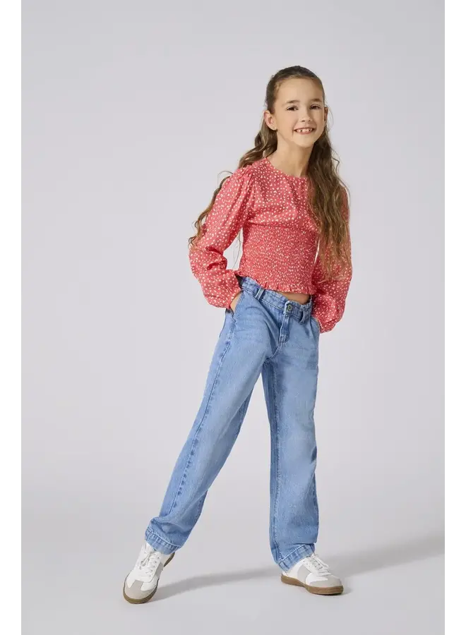 Kids Only - Madison blush wide denim – Light blue denim