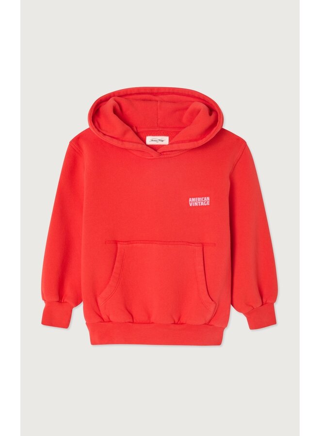 American Vintage - Izubird sweats hood - Fraise vintage