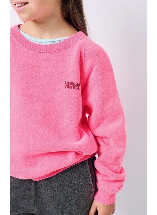 American Vintage - Izubird sweats – Rose fluo