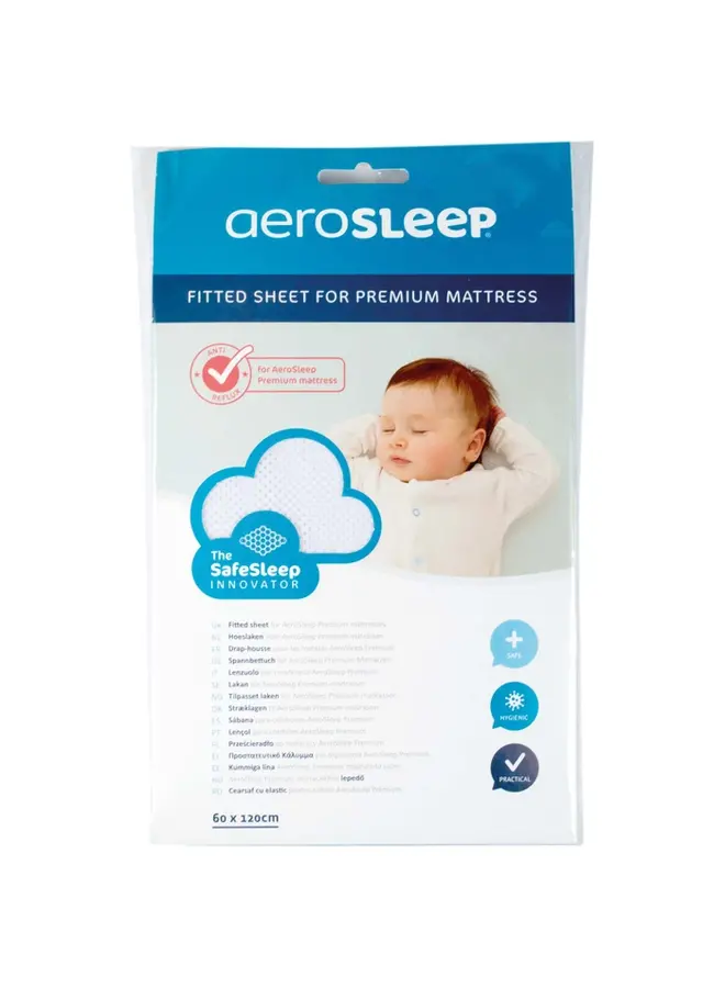 Aerosleep - Sleep Safe Fitted Sheet Premium - White