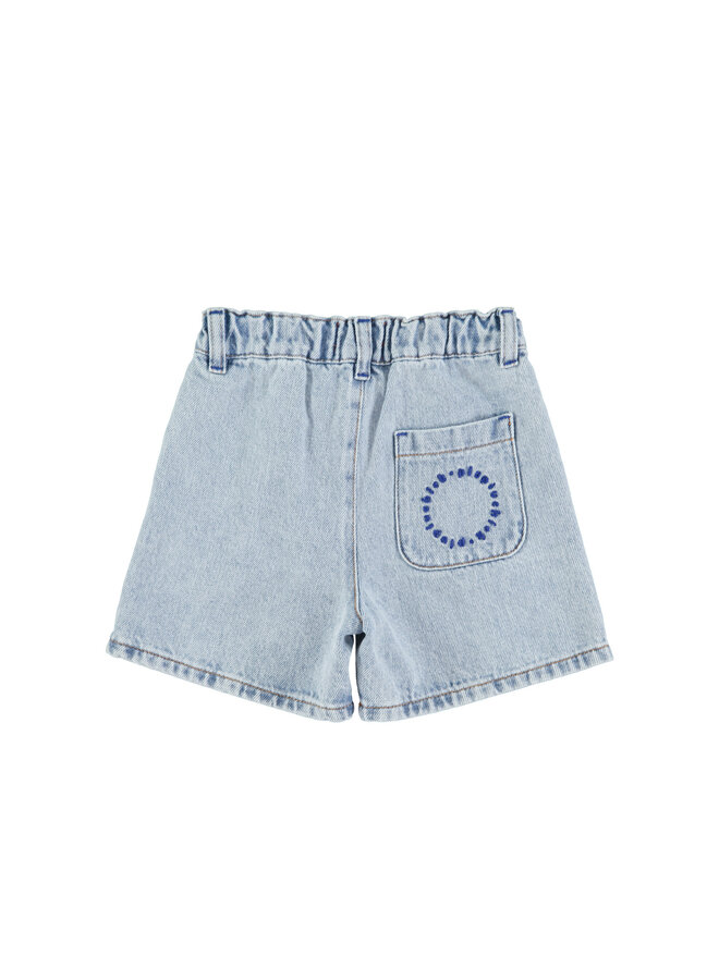 Piupiuchick - Boy shorts - Washed blue denim