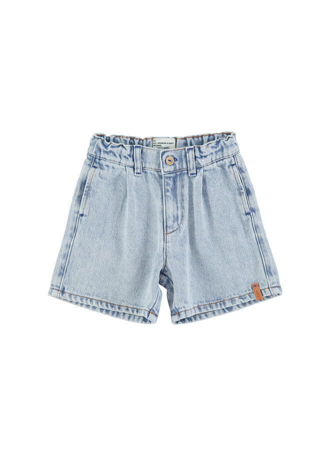 Piupiuchick - Boy shorts - Washed blue denim