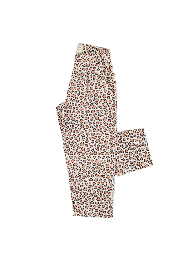 Piupiuchick  - Trousers - Ecru animal print