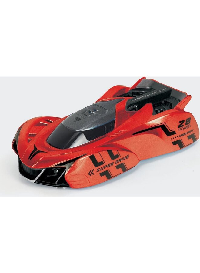 The Source - Wall climbing super car red