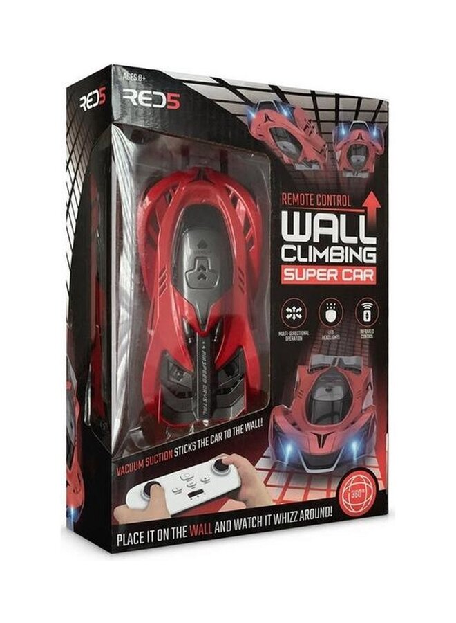 The Source - Wall climbing super car red