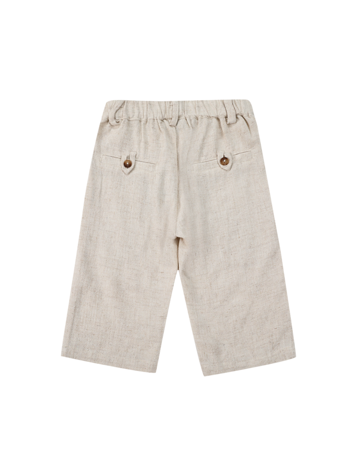 Donsje Amsterdam - Dado trousers - Warm white melange