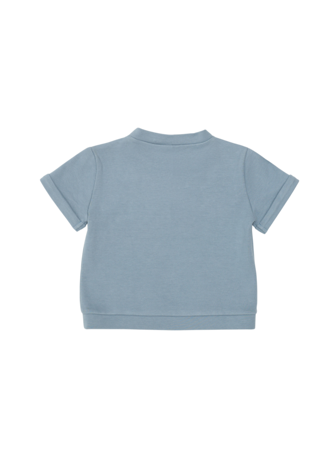 Donsje Amsterdam - Jarne bear t-shirt - Foggy blue