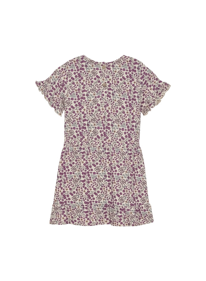 Daily7 - Dress flower - Cherry purple