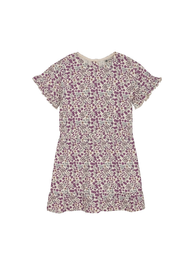 Daily7 - Dress flower - Cherry purple