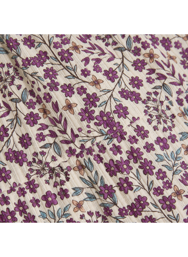 Daily7 - Skirt flower - Cherry purple