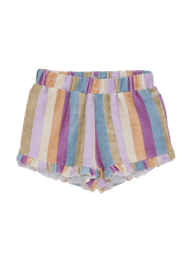 Daily7 - Shorts terry stripe - Cherry purple