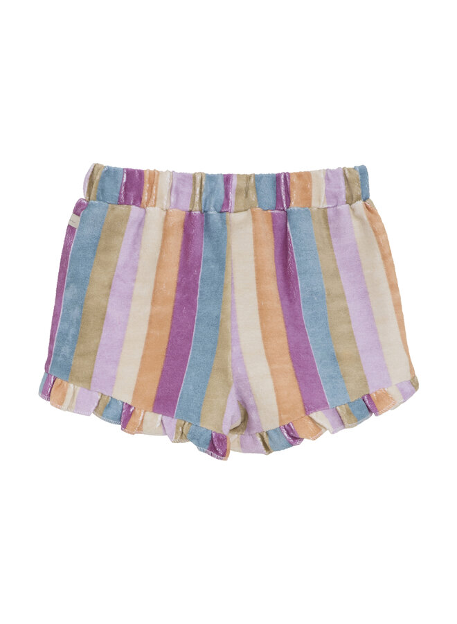 Daily7 - Shorts terry stripe - Cherry purple