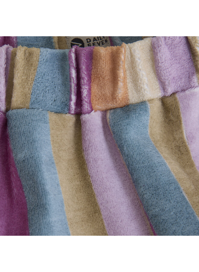Daily7 - Shorts terry stripe - Cherry purple