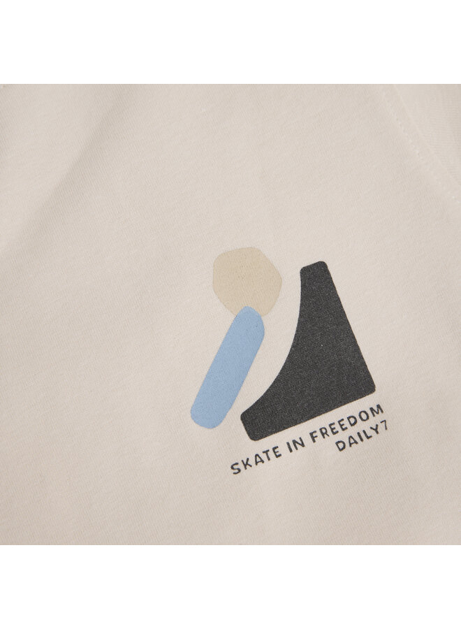 Daily7 - T-shirt print - Sandshell