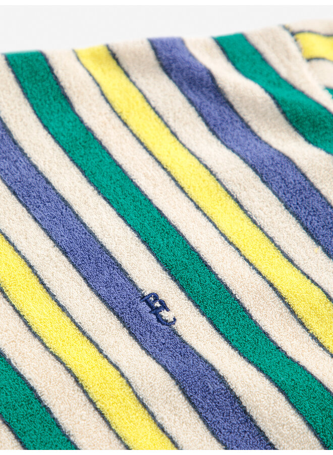 Bobo Choses - Multicolor stripes terry cloth sweatshirt – Offwhite