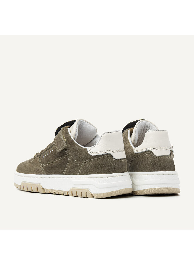 Nubikk - Basket court JR - Dk green suede