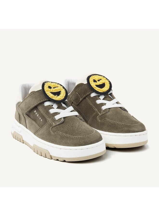 Nubikk - Basket court JR - Dk green suede