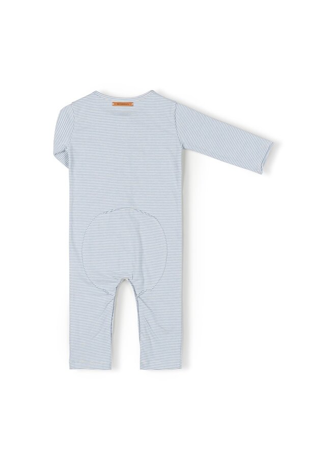 Nixnut - Butt onesie - Sky stripe