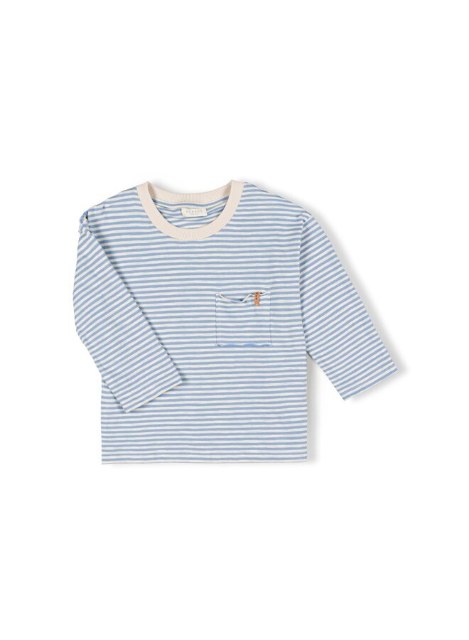 Nixnut - Drop shirt - Sky stripe