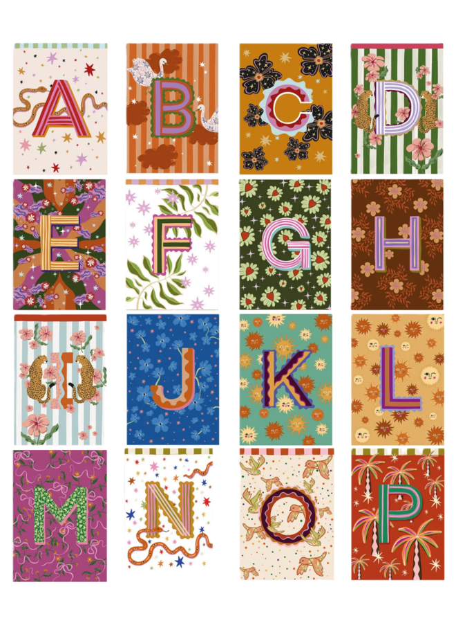 All the Luck in the World - Card monogram