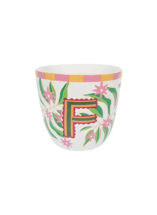 Cup letter F