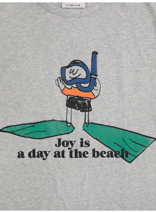 Bobo Choses - A day at the beach t-shirt – Heather grey