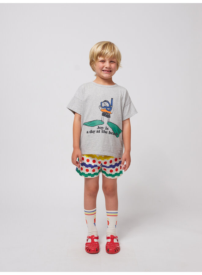 Bobo Choses - A day at the beach t-shirt – Heather grey